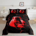 Erosebridal Boxing Comforter Set for Teens Queen - Geometric Sports