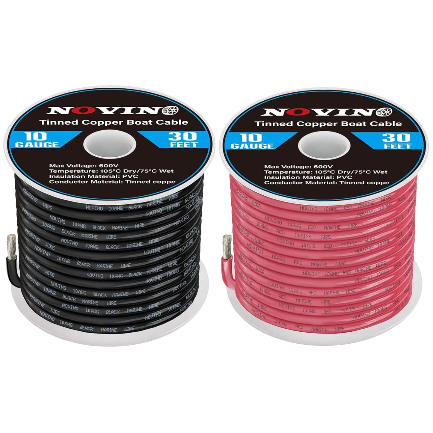 10 Gauge Marine Wire for Boat Electrical Systems and More