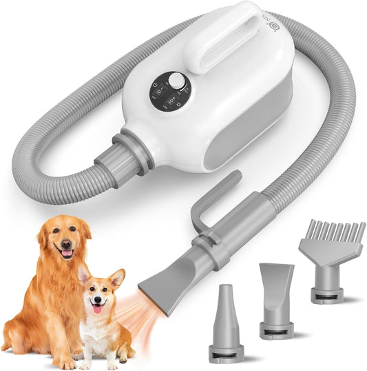 SISIGAD Dog Hair Dryer - Fast Drying for Pets