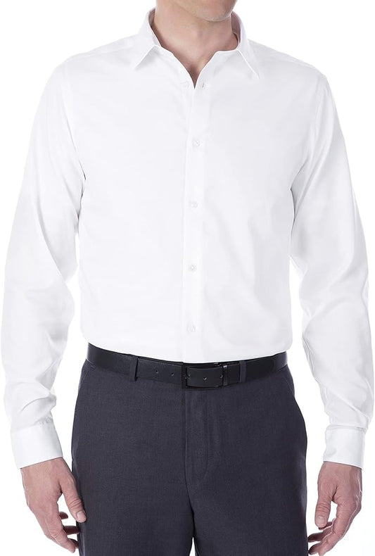 Calvin Klein Men's Dress Shirt Slim Fit Non-iron Herringbone Review