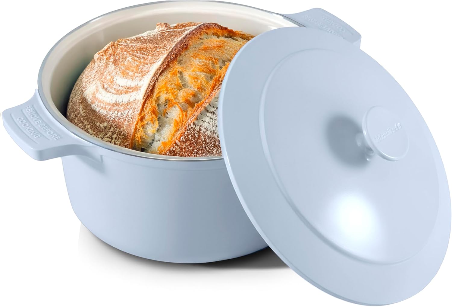 Gotham Steel 5 Qt Lightweight Ceramic Dutch Oven for Cooking