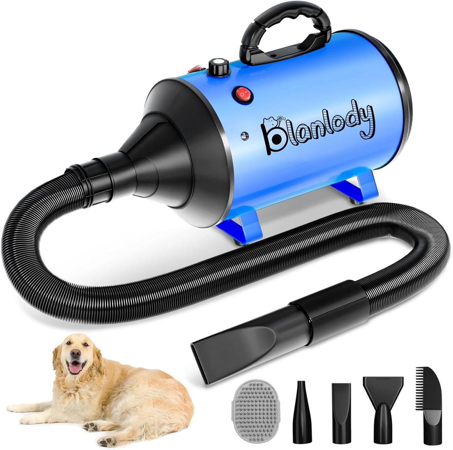 High Velocity Dog Blower Grooming Dryer with Adjustable Speed