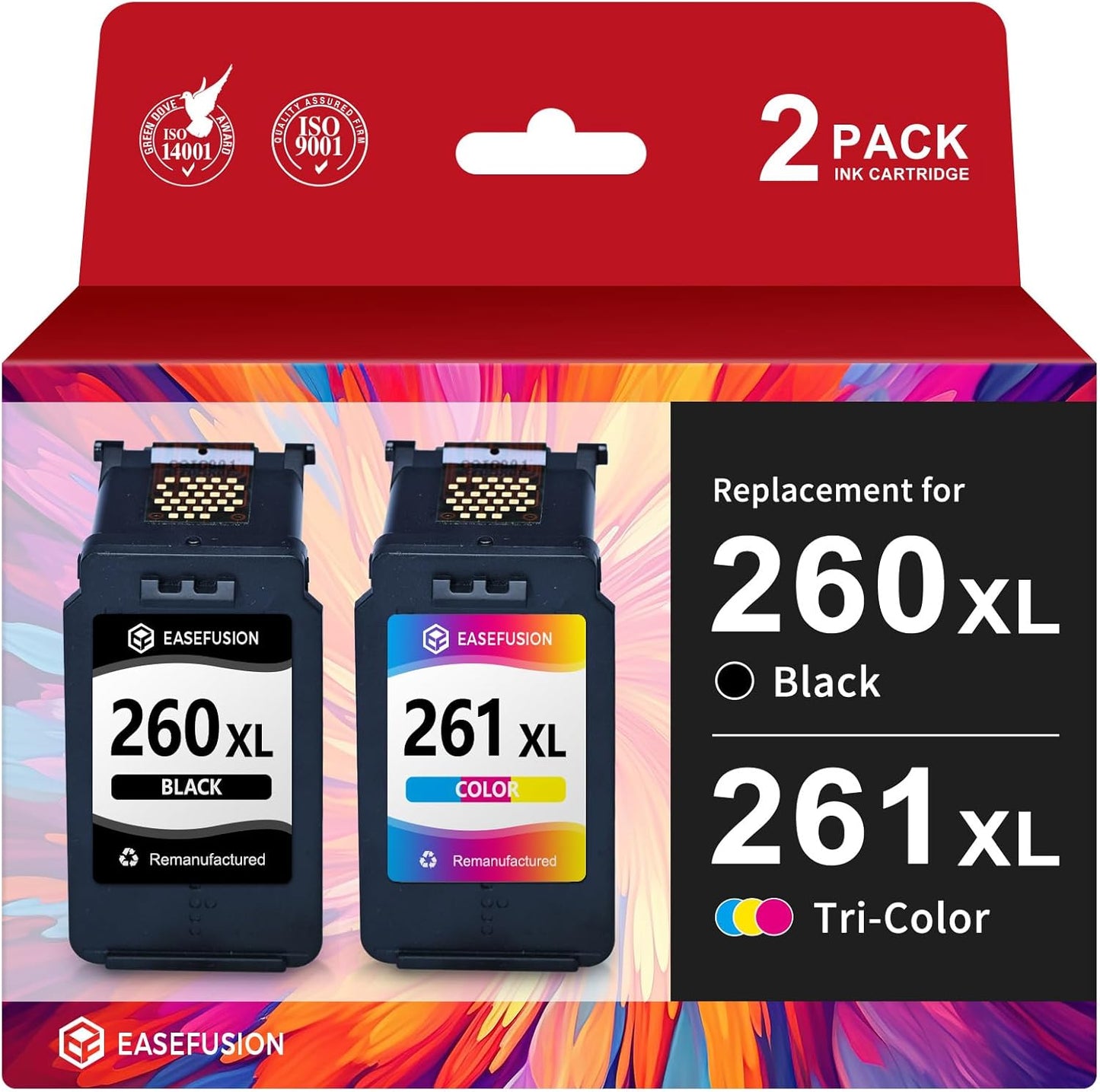 260XL 261XL Replacement Ink Cartridges for Canon Printers
