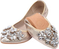Rhinestone Ballet Flats Women Wedding Foldable Sparkly Comfort Shoes