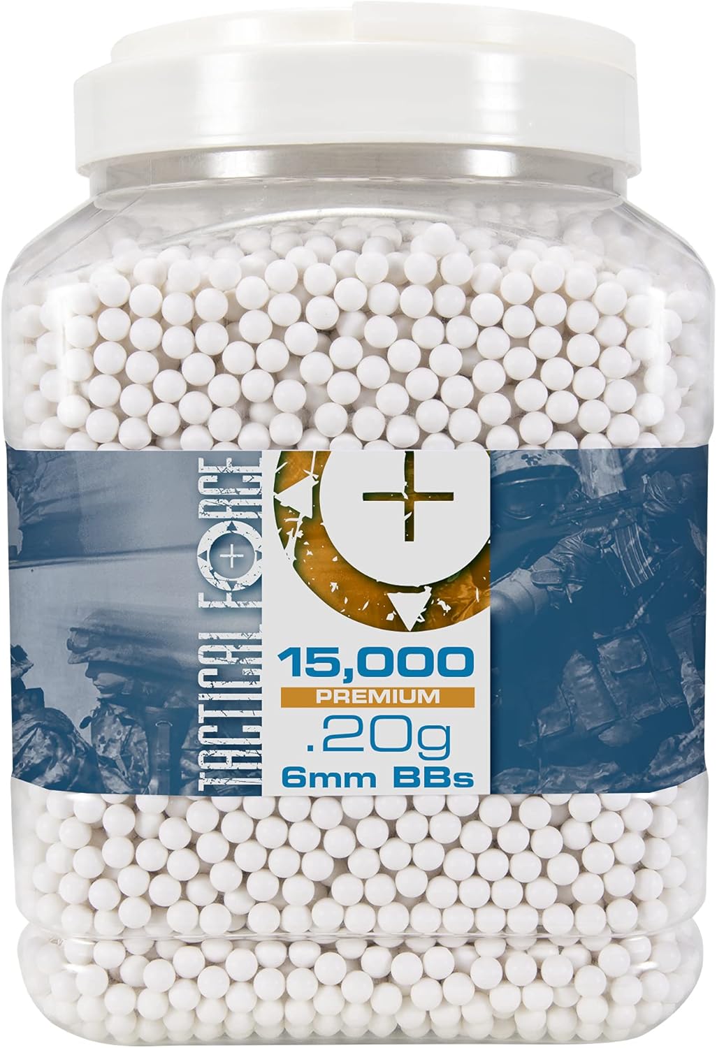 Premium 6mm Airsoft BBs for Tactical Scenarios - 15,000 Count