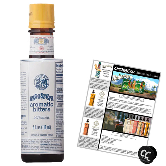 Angostura Aromatic Bitters 4oz Bottle: Enhance Cocktails with Grip & Recipes