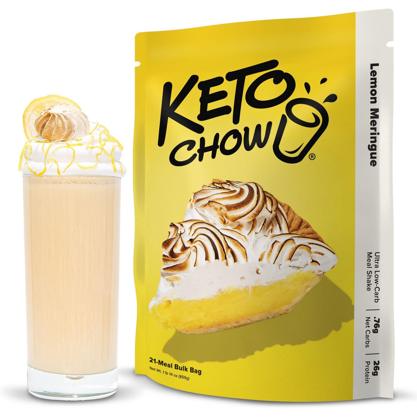 Keto Chow Lemon Meringue Meal Replacement Shake Powder Review