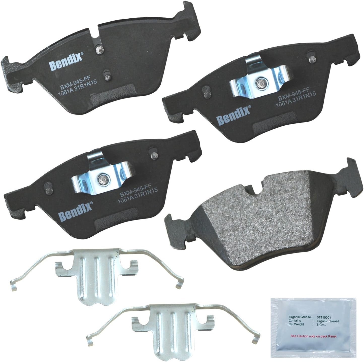 Bendix Priority1 CFM1061A Semi-Metallic Brake Pads for BMW 128i
