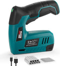 NEU MASTER Electric Staple Gun 2-in-1 Cordless Brad Nailer - Portable