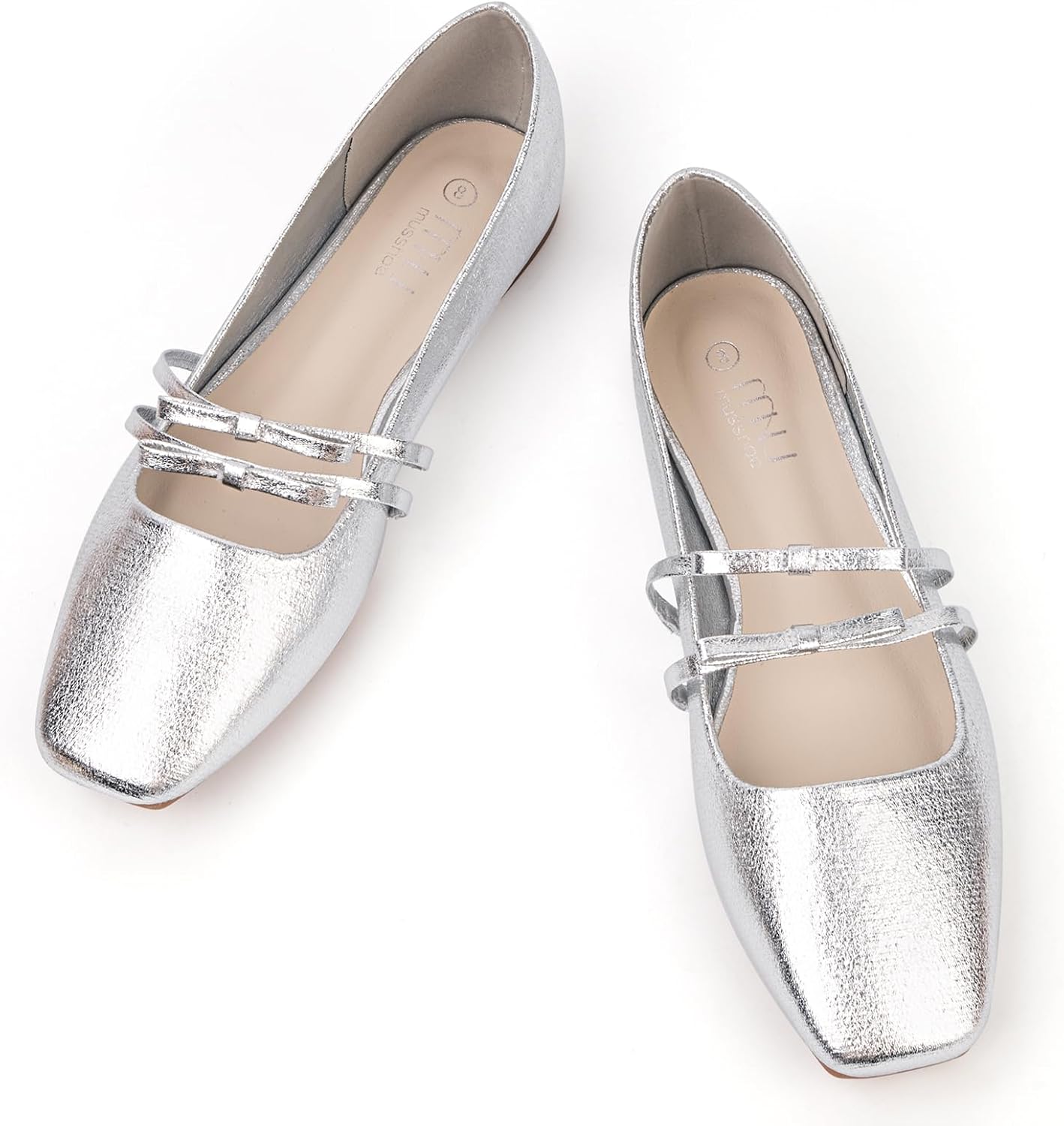 MUSSHOE Womens Ballet Mary Jane Flats for All-Day Comfort