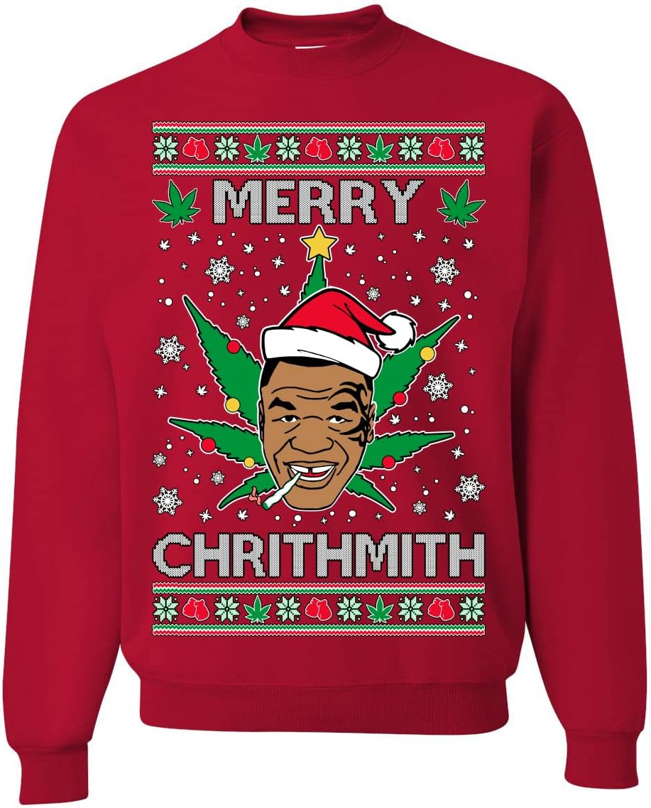 Wild Bobby Merry Chrithmith Ugly Christmas Sweater for All
