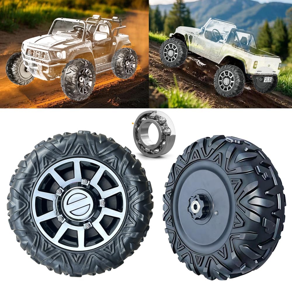 Upgrade Your Power Wheels with 2Pack 13in PU Solid Rubber Tires
