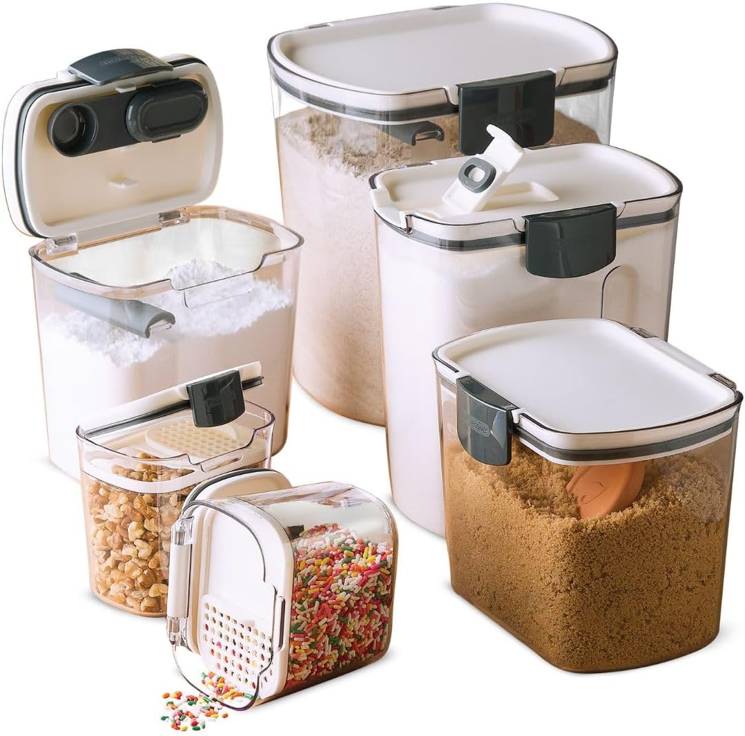 ProKeeper Baker's Airtight Kitchen Storage Canister Set for Freshness