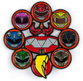 Morphin Power Rangers Enamel Pin | Exclusive Toynk SDCC