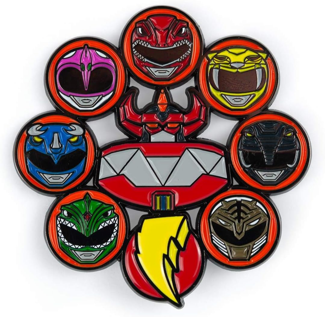 Morphin Power Rangers Enamel Pin | Exclusive Toynk SDCC
