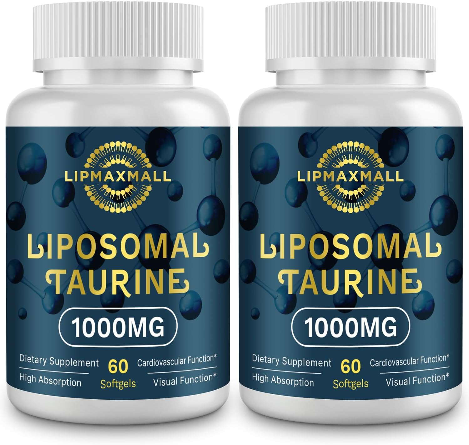 Liposomal Taurine Supplement 1000mg for Heart and Brain Health