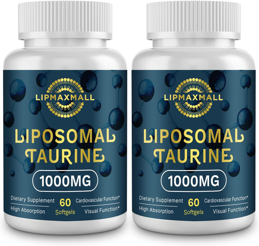 Liposomal Taurine Supplement 1000mg for Heart and Brain Health