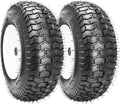 16x6.50-8 Tubeless Tire and Wheel 2Pack - Front Lawn Mower Replacement