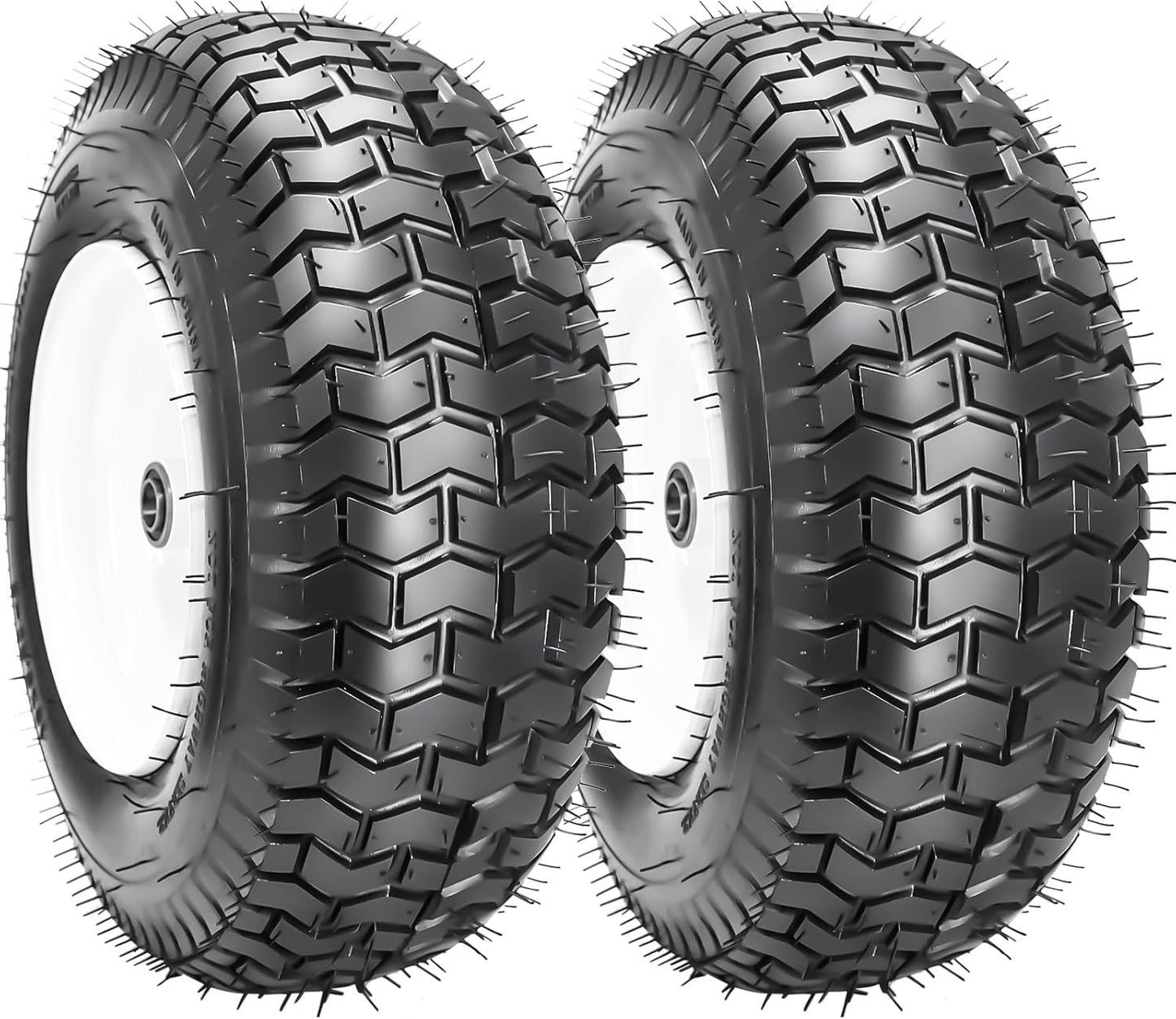 16x6.50-8 Tubeless Lawn Mower Tire and Wheel for Garden Tractors