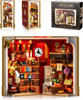 Magic Booknook Building Set with LED Light - Miniature Bookend Kit