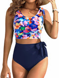 Two Piece High Waisted Swimsuits - Tummy Control Modest Bikini 2025 be