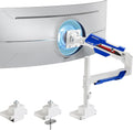 ARES WING Single Monitor Mount for Ultrawide Screens - Heavy Duty Arm