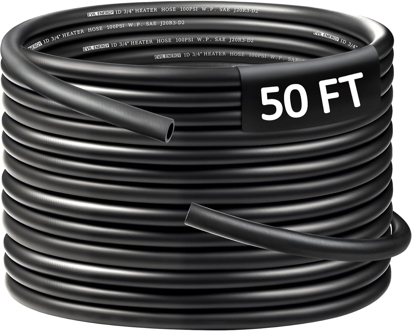 EVIL ENERGY 3/4in Heater Hose 50FT for Coolant Radiator Use