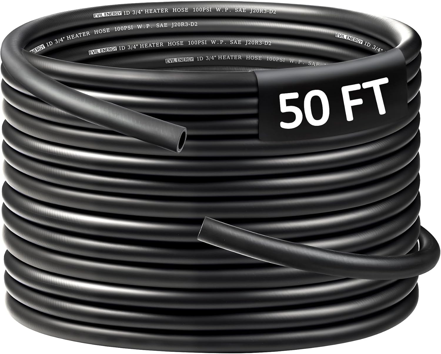 EVIL ENERGY 3/4in Heater Hose 50FT for Coolant Radiator Use