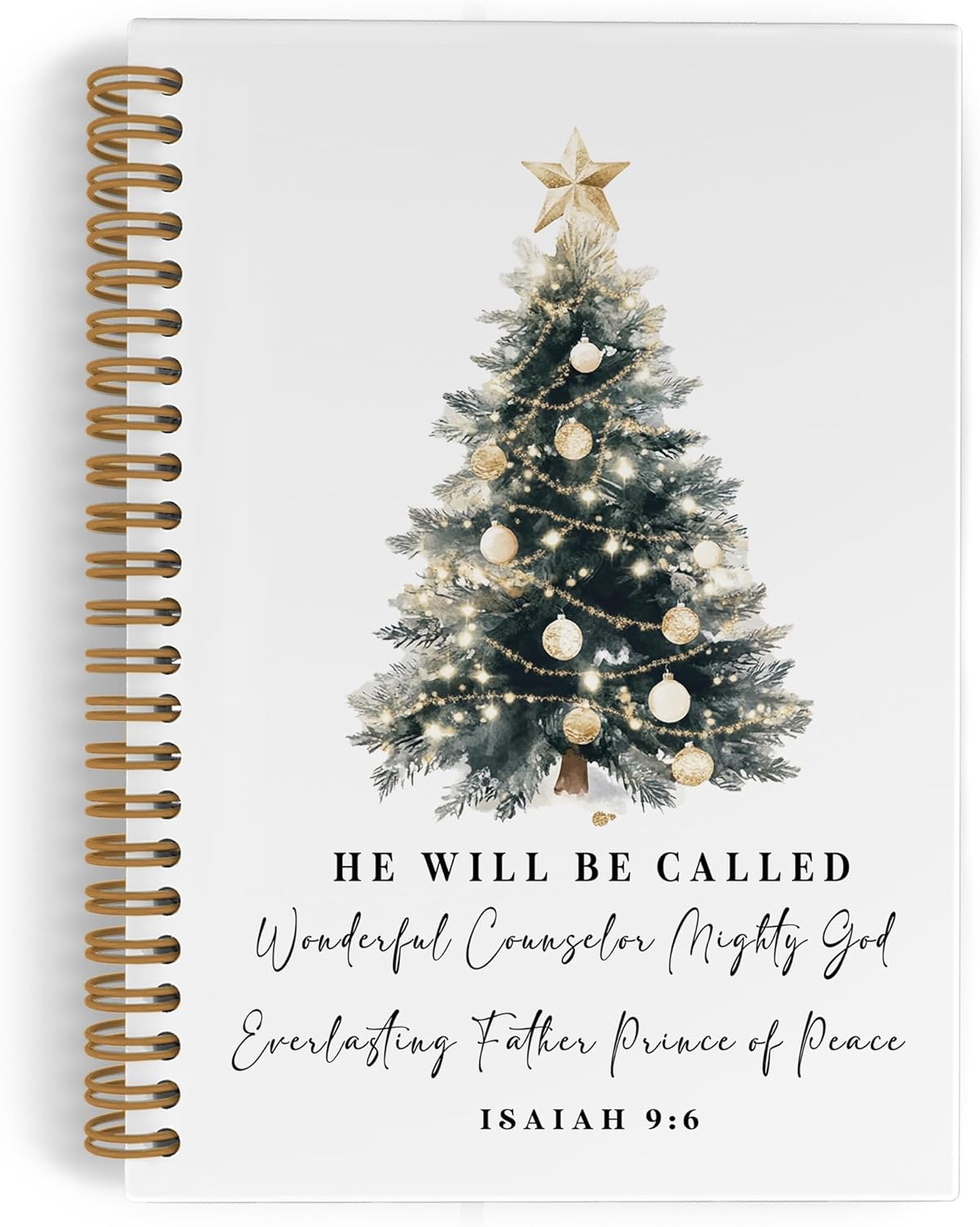 Christian Spiral Notebook: Inspirational Bible Journal for Women