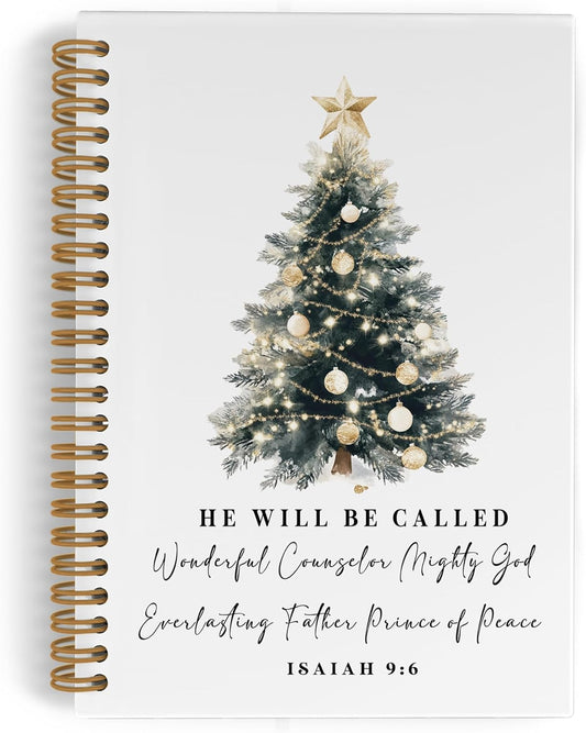 Christian Spiral Notebook: Inspirational Bible Journal for Women