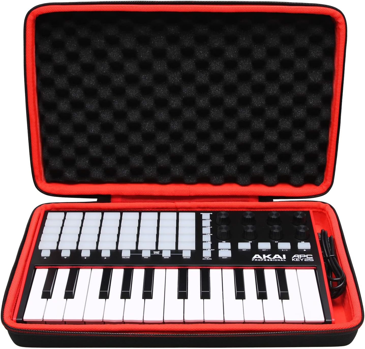 Protective Hard Case for AKAI APC Key 25 - Travel Storage Bag