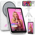 Selfie Monitor Screen with Speaker Wireless Magnetic Phone Back