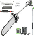 15-FT Cordless Pole Saw 60V Electric Power PoleSaw for Tree Trimming
