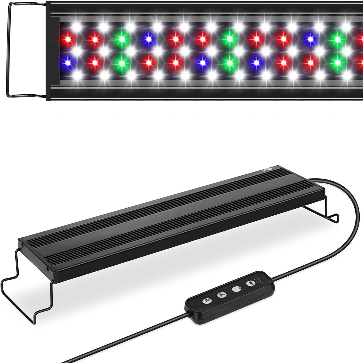AQQA Aquarium Light for Plants with Adjustable Brightness and Timer