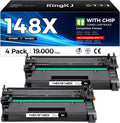 148X Black Toner Cartridge 2-Pack for HP LaserJet Pro Printers