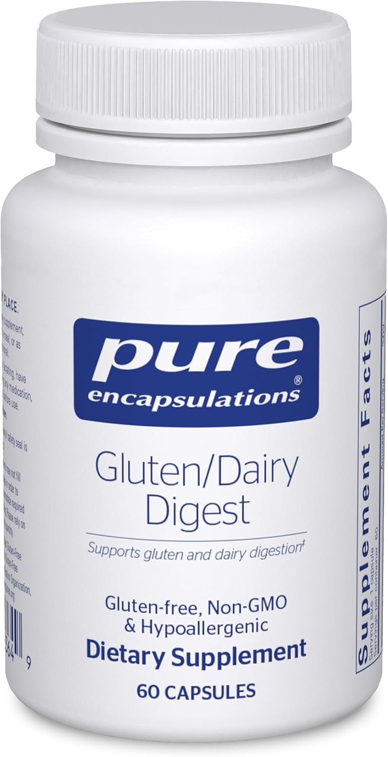Pure Encapsulations Gluten/Dairy Digest for Optimal Digestion