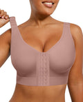 SHAPELLX Post Surgery Front Closure Compression Bra - Supportive Fit