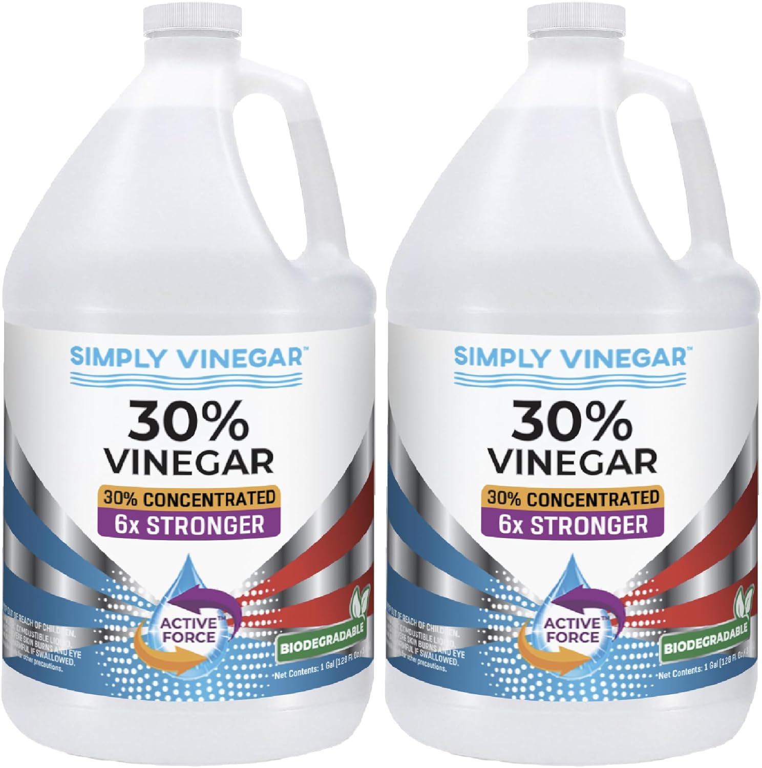 30% Vinegar Pure Concentrated Active-Force for Cleaning & More