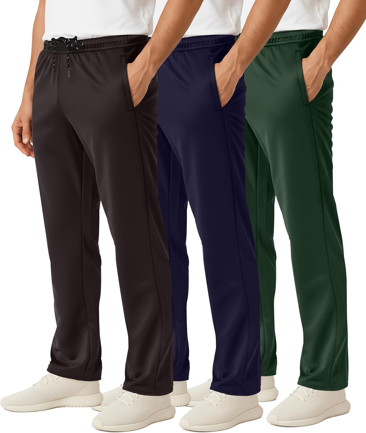 Men's Mesh Athletic Sweatpants for Gym and Casual Wear