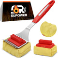 Grill Brush Bristle Free with 2 Replaceable Heads - Steam Cleaning