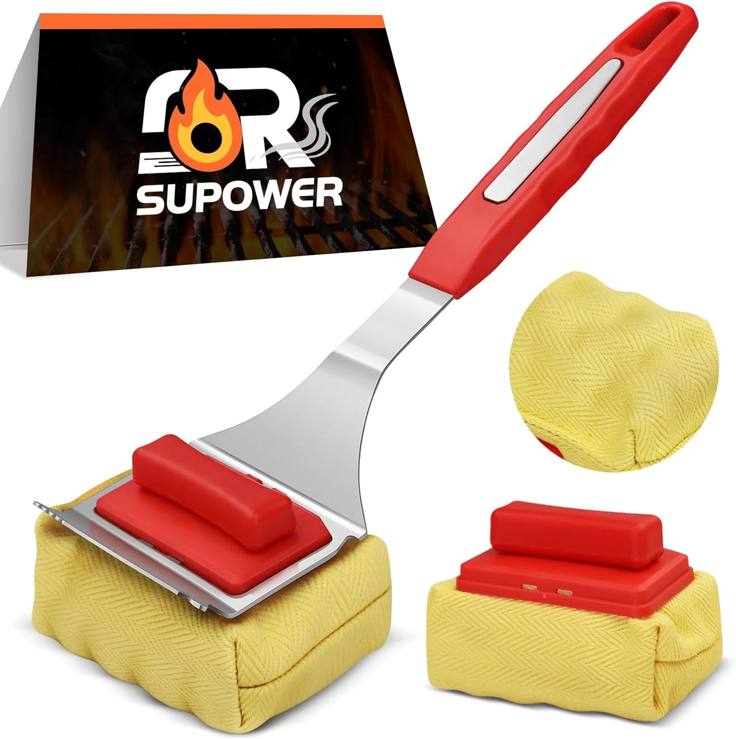 Grill Brush Bristle Free with Steam Technology for Easy Cleaning