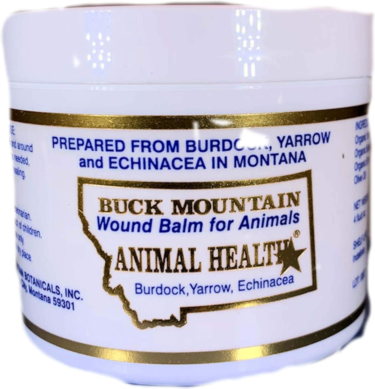 Buck Mountain Wound Balm for Animals - Natural Soothing Salve