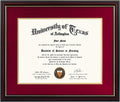 GraduationMall 11x14 Diploma Frame with Red Gold Mat Finish