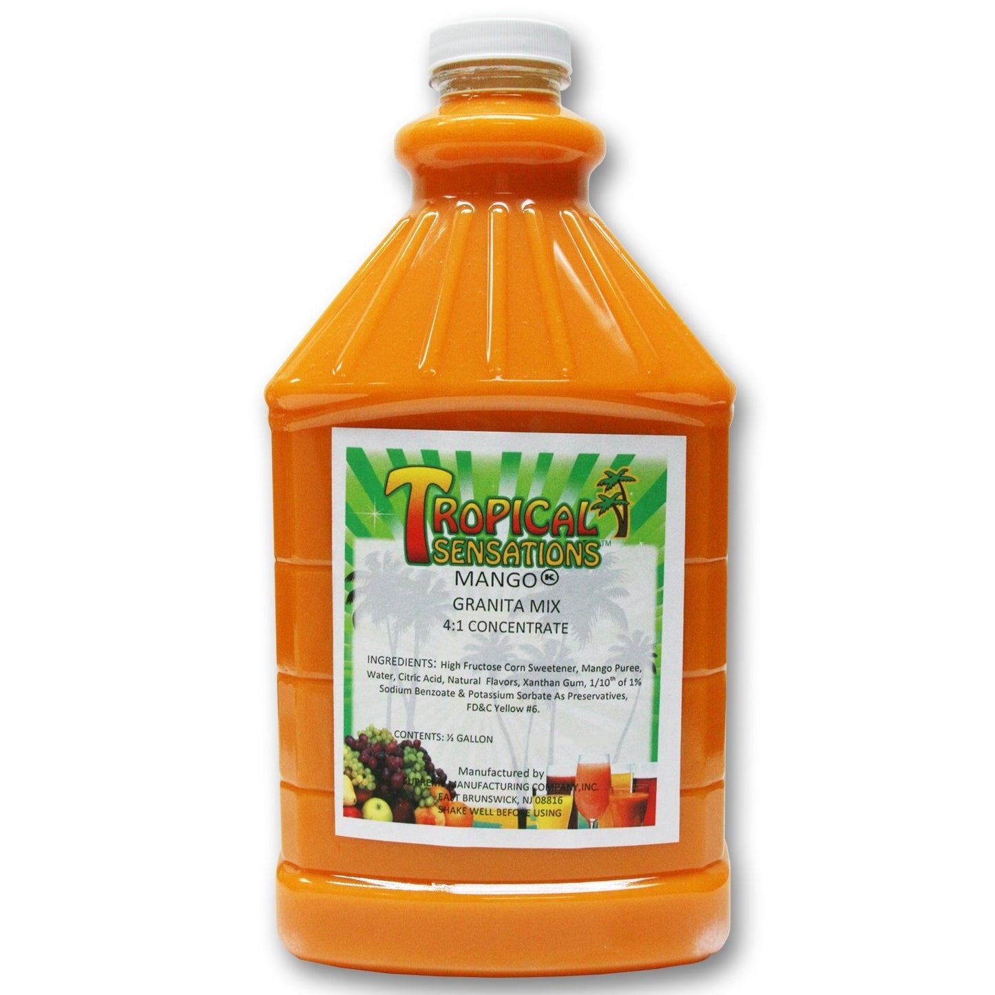 Tropical Sensations Mango Slushie Mix - Non-Alcoholic Delight