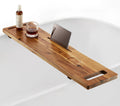 Tinamo Acacia Bathtub Caddy Tray Table - Large Acacia Wood Tub Tray
