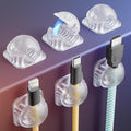 Cord Holder Organizer 6 Pack - Magnetic One-Hand Cable Clips