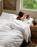 Bedsure Cooling Duvet Cover Queen Size for Hot Sleepers Comfort