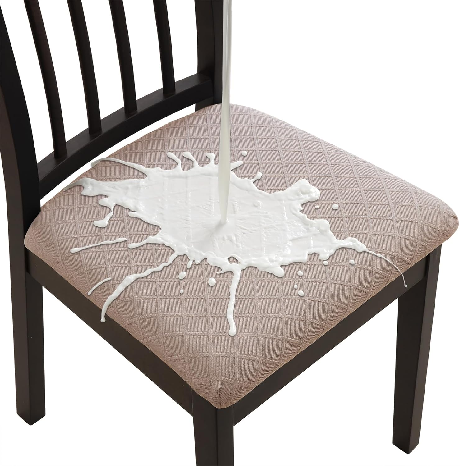 Waterproof Seat Cushion Covers 6 PCS for Dining Room Chairs