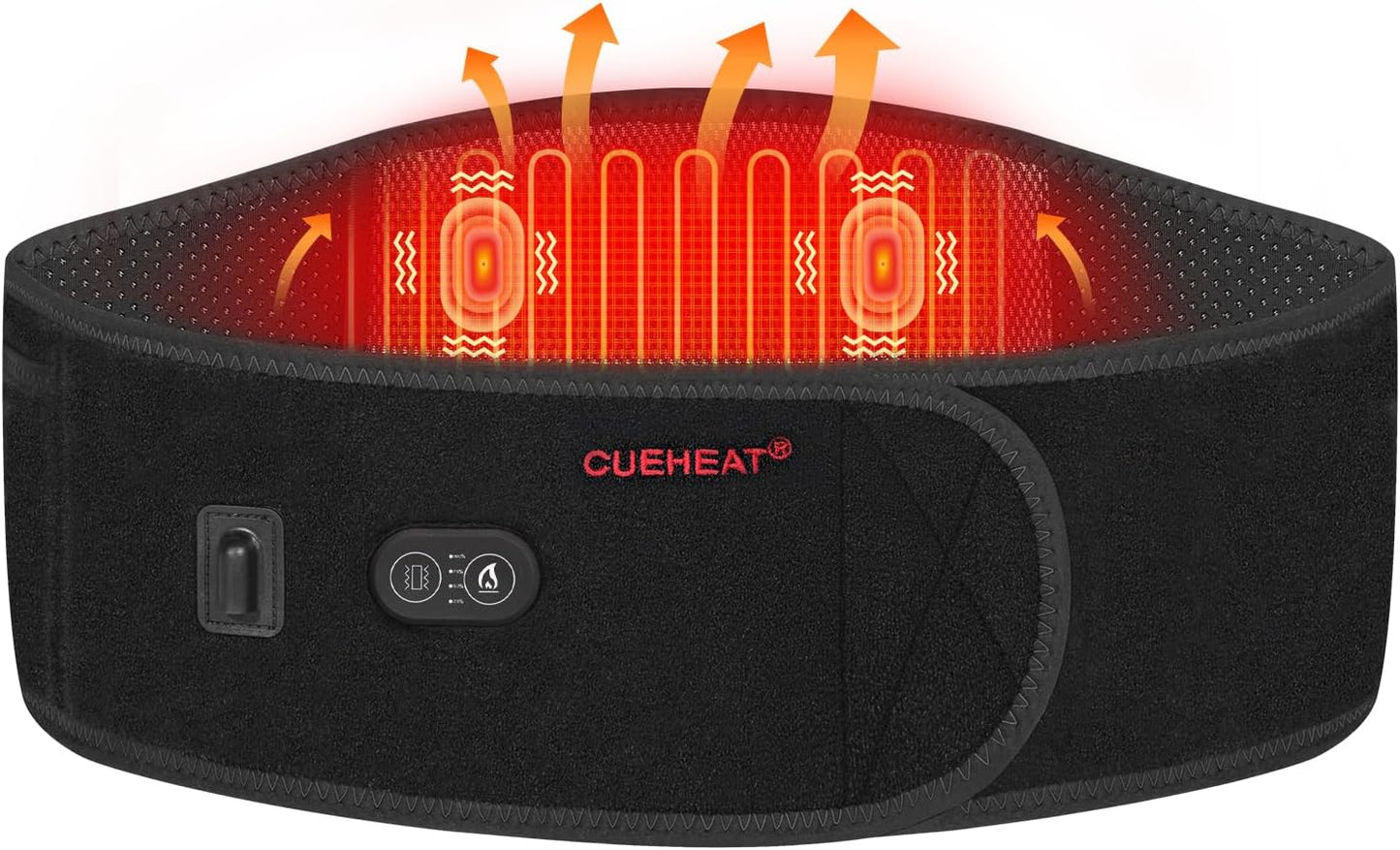 CUEHEAT Heated Waist Belt for Low Back Pain Relief and Comfort