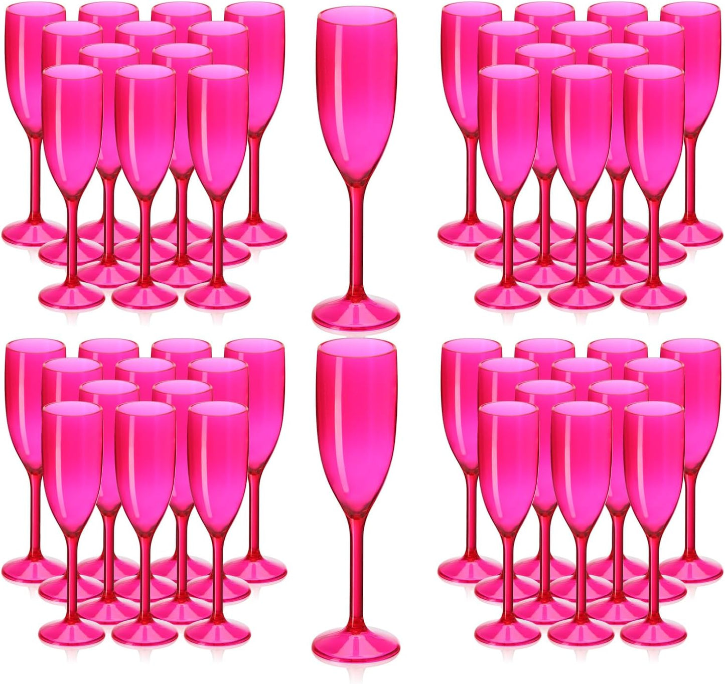 XUWAIDSGN Unbreakable Champagne Flutes for Stylish Celebrations